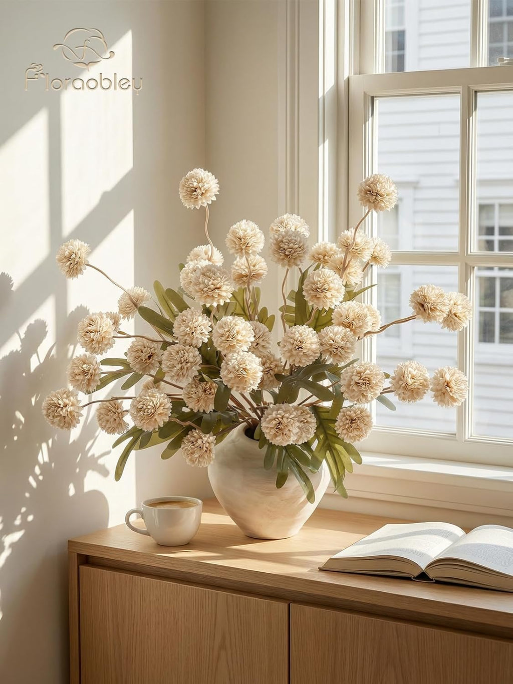 9 Pcs Fake Flowers Mini Artificial Chrysanthemum Mums Stems