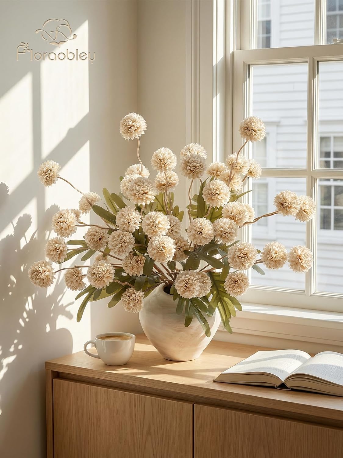 9 Pcs Fake Flowers Mini Artificial Chrysanthemum Mums Stems