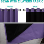 NICETOWN Total Shade Curtains and Draperies, Heavy-Duty Full Light Shading - Image 5