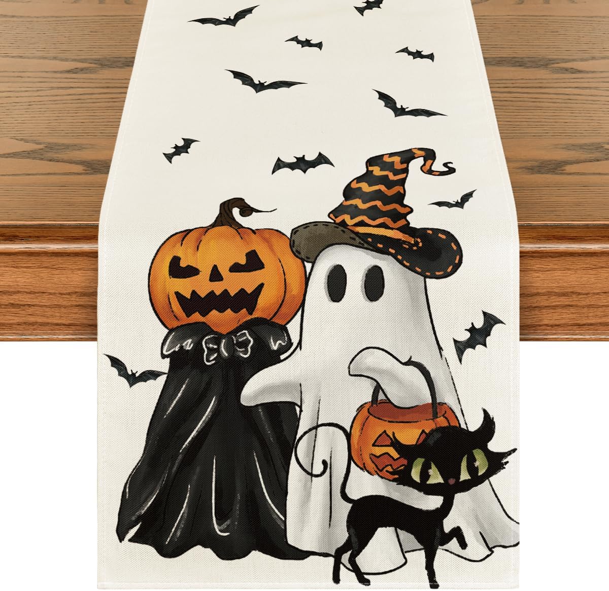 Artoid Mode 210 GSM Halloween Table Runner Home Party Decor 13x120 Inch