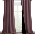 NICETOWN Thermal Insulated 100% Blackout Curtains, Noise Reducing Performance by NICETOWN