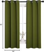 NICETOWN Kitchen Curtain Panels Blackout Draperies, Thermal Insulated Solid - Image 9