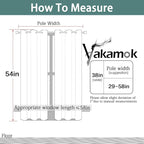 Yakamok Blackout Curtains Room Darkening Thermal Insulated Grommet top Window - Image 7