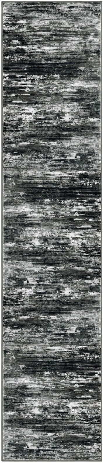KOZYFLY Modern Abstract Washable Rug Runner 2.6x12 Hallway Rug Runner Non-Slip - Image 8