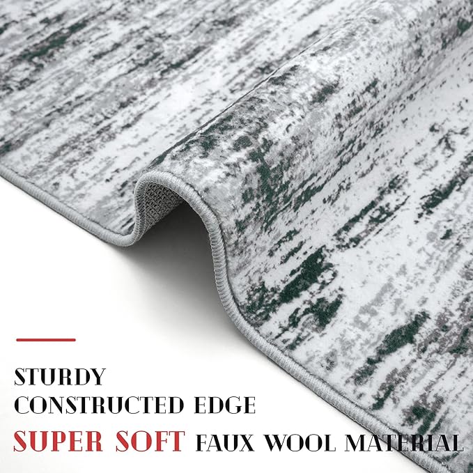 Lansny Modern Abstract Runner Rug 3x10 - Image 5