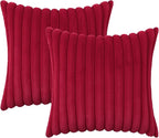 decorUhome Cozy Faux Fur Throw Pillow Covers 26x26 Set of 2 Decorative Soft - Image 9