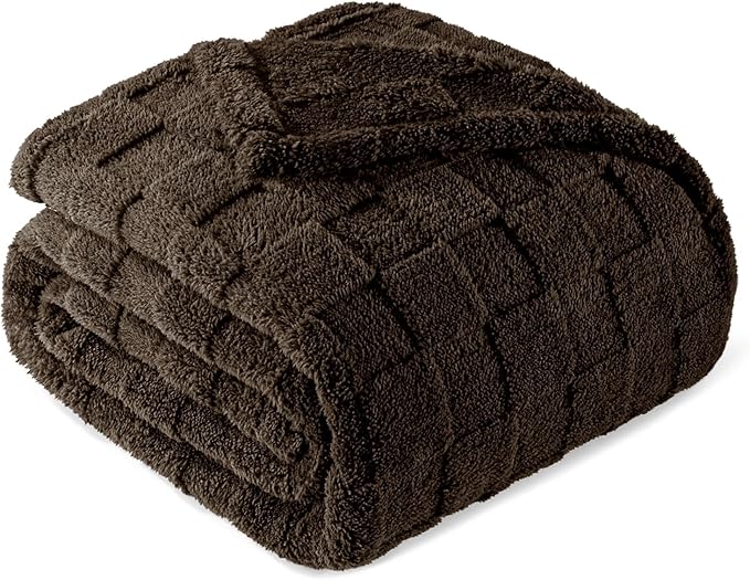 Exclusivo Mezcla Queen Size Flannel Fleece Blanket, Super Soft and Warm by ExclusivoMezcla