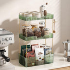 Bathroom Counter Organizer Makeup Organizer Countertop with Brush Holder