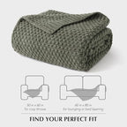 EVERGRACEHOME Chunky Chenille Knit Throw Blanket - Image 9