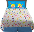 Franco Kids Bedding Super Soft Microfiber Sheet Set, Full, Baby Shark