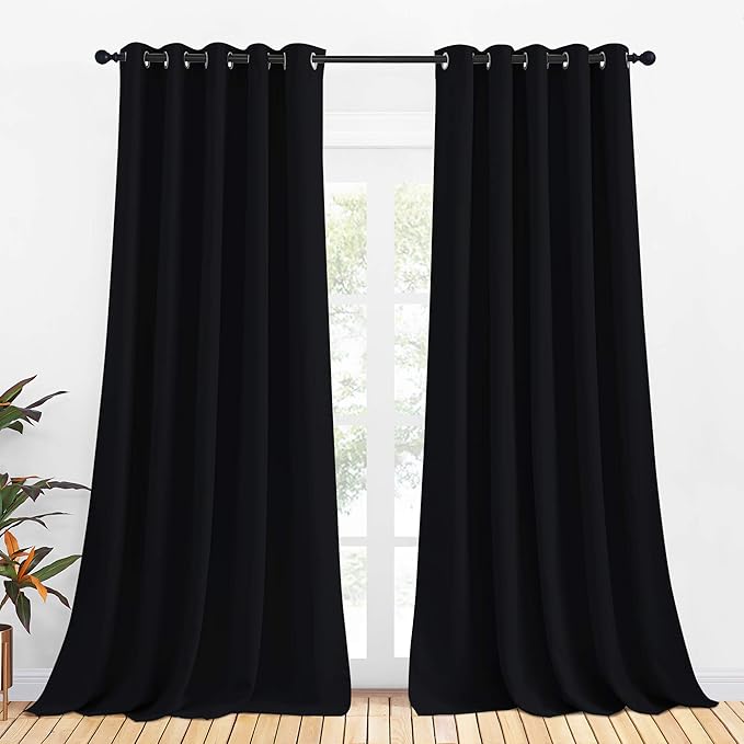 NICETOWN Blackout Draperies Window Curtain Panels, Autumn/Winter Thermal by NICETOWN