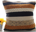 Decorative Boho Pillow Cover, 18” x 18” Square, Soft Moroccan Rustic Throw - Image 4