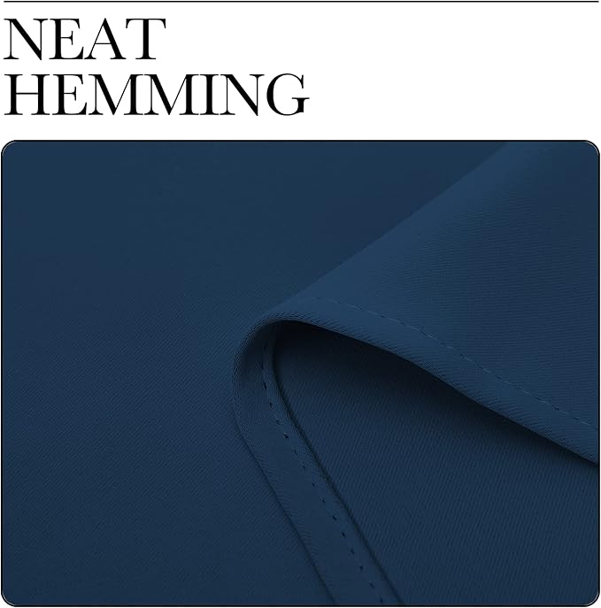 NICETOWN 2 Panels Blackout Curtains, Rod Pocket Thermal Insulated Drapess - Image 7
