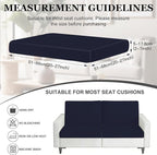 4Pcs Patio Stretch Cushion Covers, Outdoor Sofa Replacement Cover Slipcovers - Image 2
