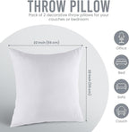 Utopia Bedding 22x22 Pillow Inserts, Sofa & Couch – Soft, Supportive & Fluffy - Image 6