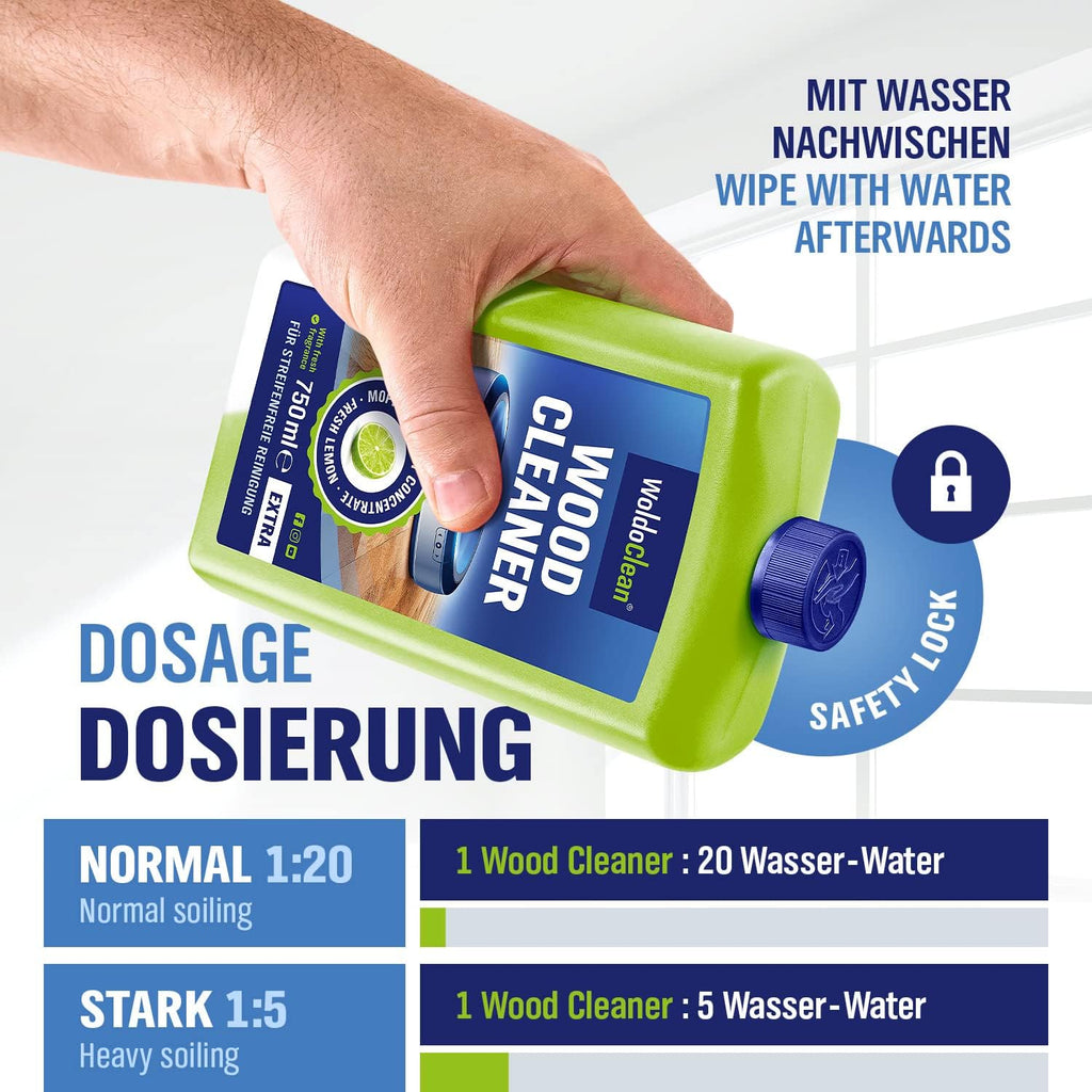 WoldoClean Robot Mop Wood Floor Cleaner 25.36 fl oz - Hardwood & Laminate