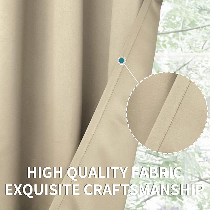 BGment Room Darkening Curtains 45 Inches Long - Image 7