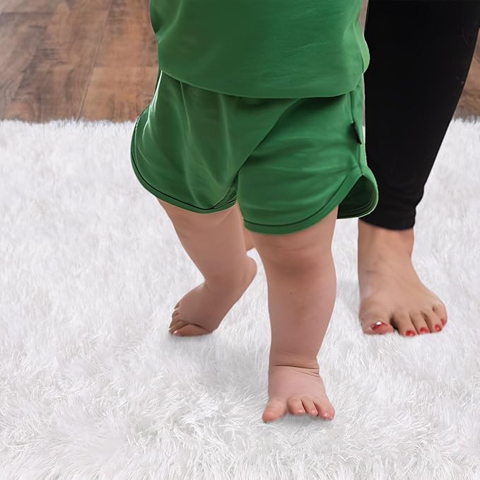 Soft Runner Rugs for Bedroom Hallways, 2x6 White Fluffy Shag Throw Area Rug Non - Image 4