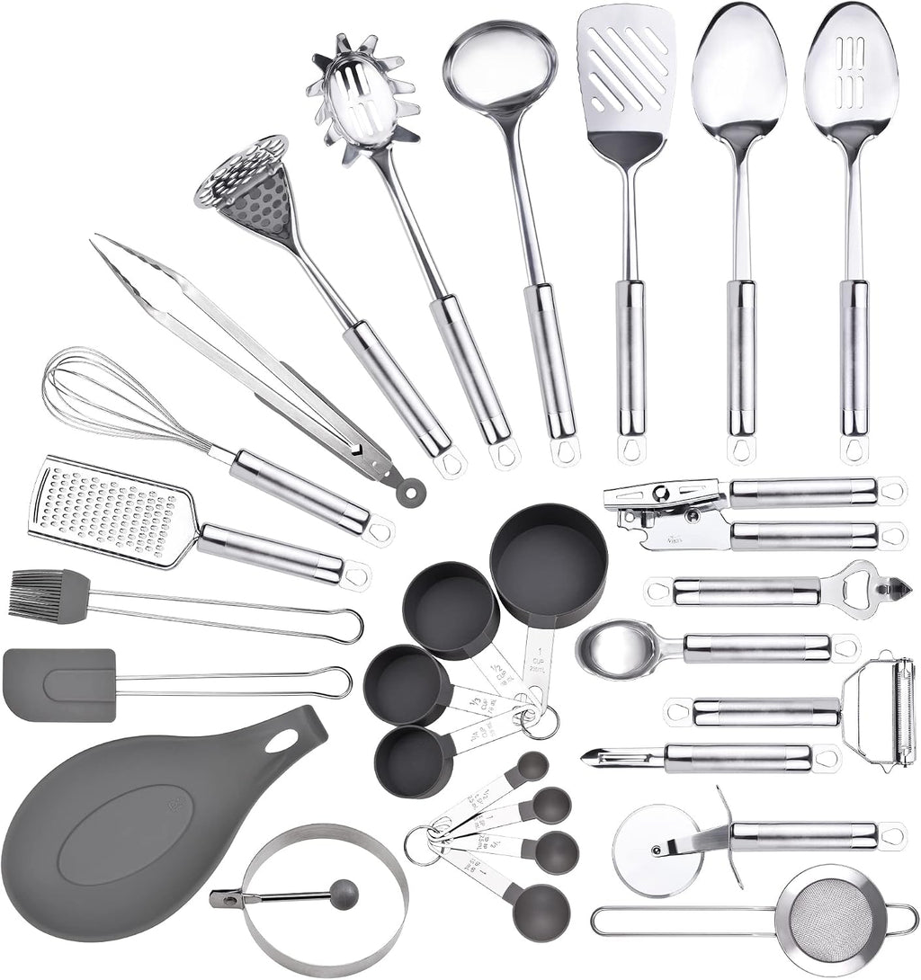 28 pcs Stainless Steel Kitchen Utensil Set