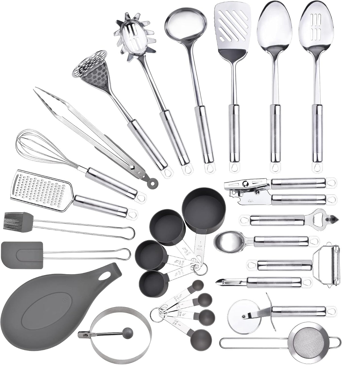 28 pcs Stainless Steel Kitchen Utensil Set