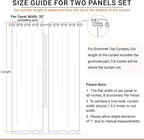 100% Blackout Shield Linen Blackout Curtains - Image 6