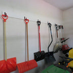 12 Pack Garage Storage J Hooks, 4.1Inches Heavy Duty Wall Mount Utility Hangers by Naikozmo Black and Red 5.6 x 4.1 x 0.5 inches