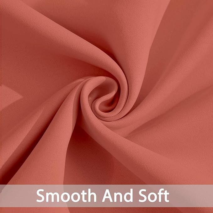 Yakamok Thermal Curtains Blackout Curtain Panels, Room Darkening Solid Grommet - Image 4