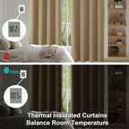 Simplebrand Taupe Blackout Curtains - Image 6