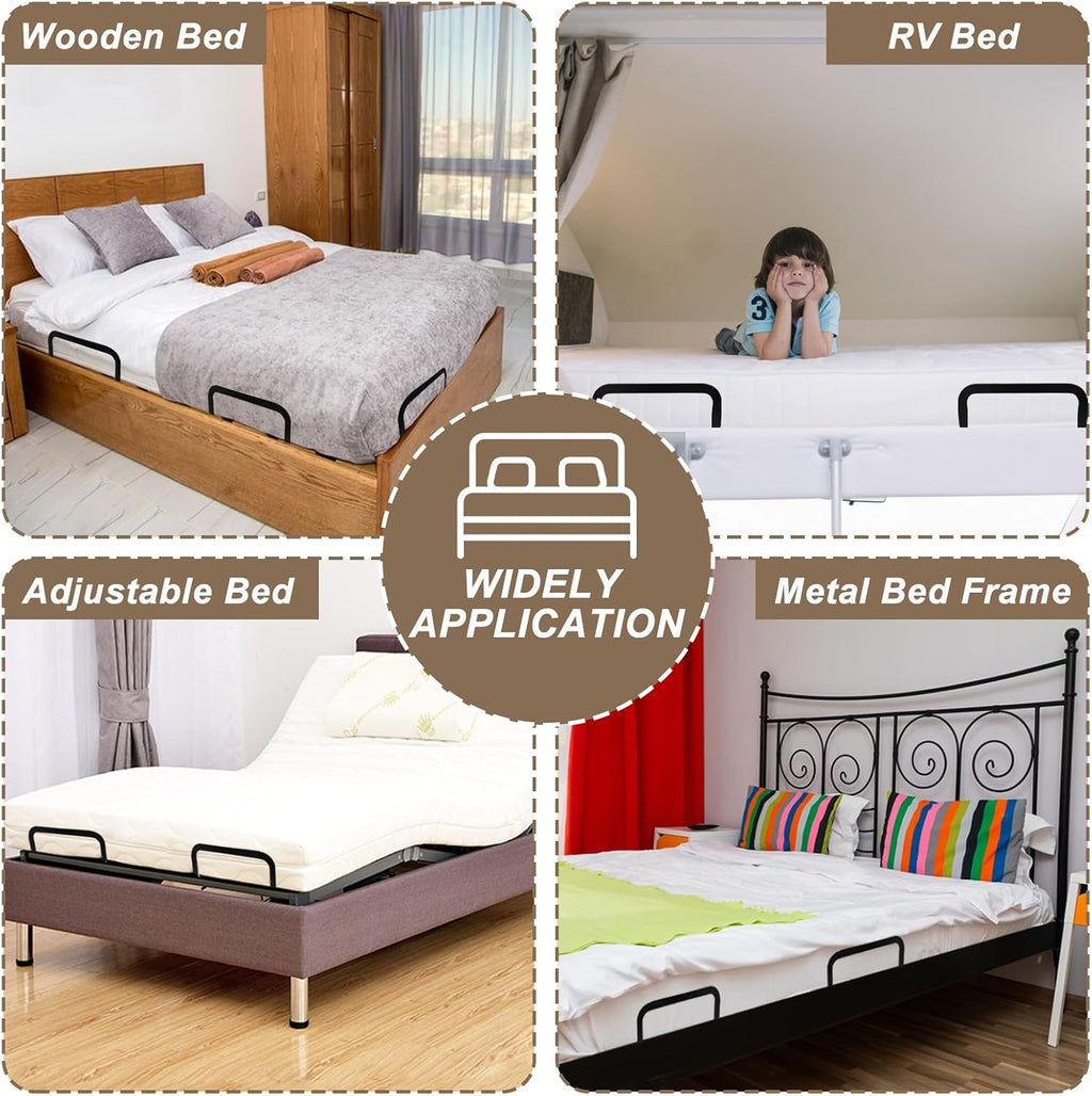 6 PCS Mattress Retainer Bar, Mattress Slide Stopper, Keep Topper from Sliding, Stopper to Prevent Sliding Holder in Place for Most Soft Bed