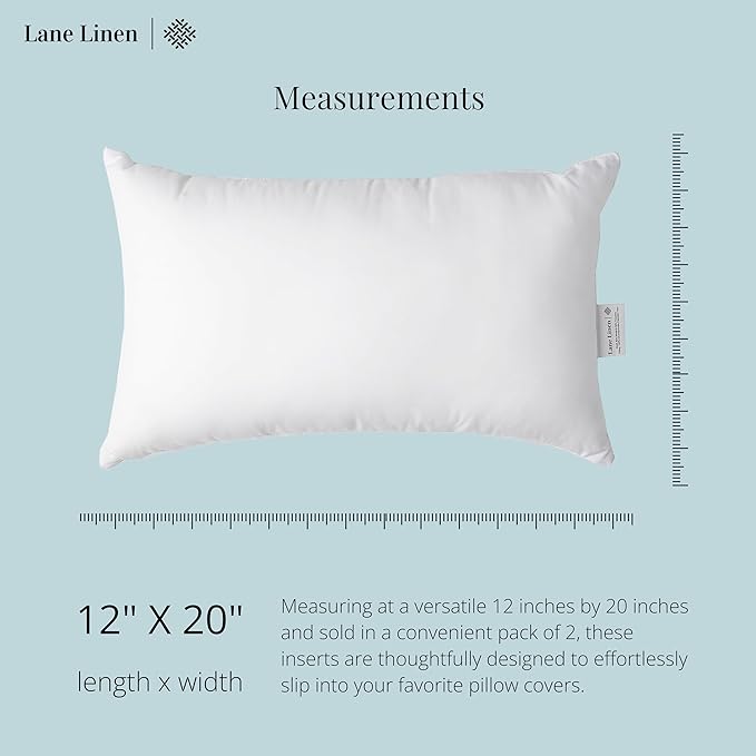 LANE LINEN 12x20 Pillow Insert - Image 2