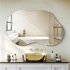 Bathroom Mirror for Over Sink-Frameless Home Decor Wall 20"x 36" Single