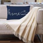 MFGNEH Home Sweet Home Quotes Farmhouse Pillow Covers 12x20 Inch, Farmhouse - Image 2