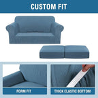 H.VERSAILTEX 3 Piece Stretch Sofa Covers - Image 4