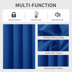 Joydeco Blackout Curtains 63 Inch Length 2 Panels Set, Thermal Insulated Long - Image 4