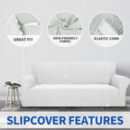 ZNSAYOTX 1 Piece Jacquard Couch Covers - Image 3