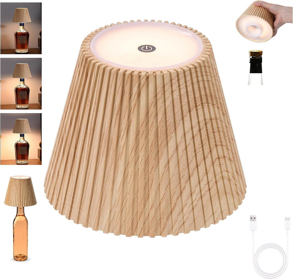 WILIT Wireless Bottle Lamp, LED Bottle Light Topper for Liquor Wine Bottles