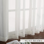 NICETOWN Beige Sheer Curtains Airy & Elegant - Image 5