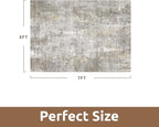 5 x 7 Area Rugs for Living Room, Machine Washable Non Slip Rug Ultra Soft Low - Image 2