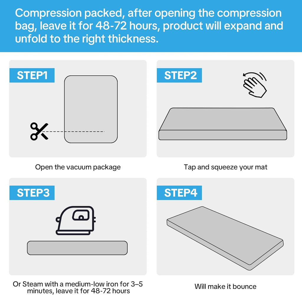 HOMBYS 3 Inch Memory Foam Sofa Topper Pad, 71" L x 27.5" W Inch Couch Topper Cushion with Washable Cover for Sofa, Couch Cover Pad with Non Slip Bottom