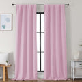 Simplebrand Ava Pink Blackout Curtains by Simplebrand