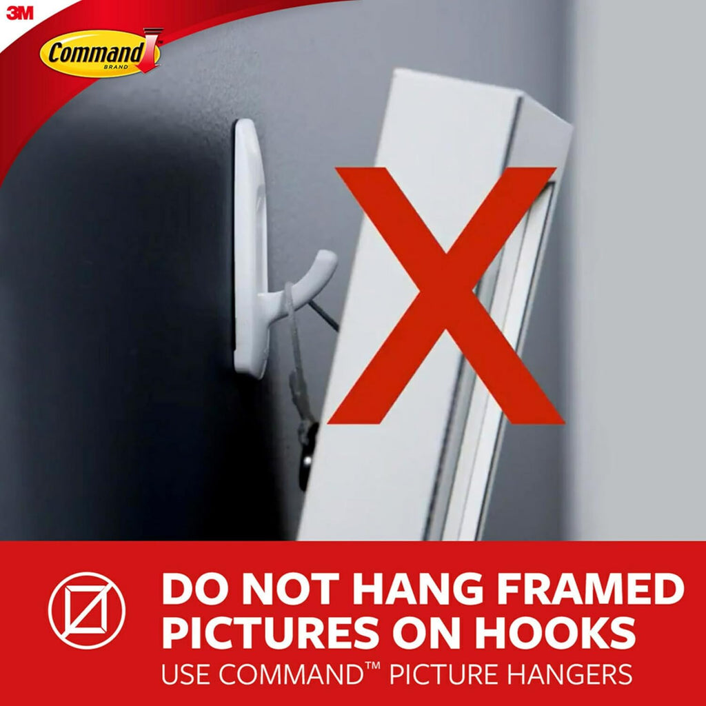 Command Display Ledges, Holds up to 2 lb, Slate, 2 Ledges with 8 Medium Strips, Damage-Free Hanging Floating Shelf with Adhesive Strips, Personalize Living Room, Bedroom, Kids Room or Office