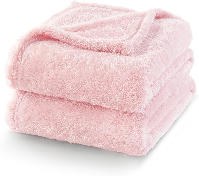 Exclusivo Mezcla Plush Fuzzy Fleece Bed Blanket Queen Size, Super Soft - Image 7