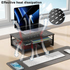 gianotter Computer Monitor Stand Riser with Drawer