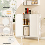 Bathroom Storage Cabinet with Doors, Freestanding Storage Cabinet