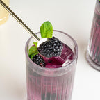 Restaurantware-Bar Lux 7.5 Inch Spoon Straws, 2 Food-Grade Reusable Cocktail Straws - Built-In Spoon, Dishwashable, Gold-Plated Stainless Steel Cocktail Spoons, For Drinking And Stirring,