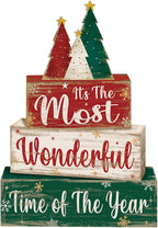 Moucuny 4 Pcs Christmas Tree Table Decorations