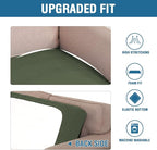 H.VERSAILTEX Super Stretch Individual Seat Cushion Covers Sofa Covers Couch - Image 6