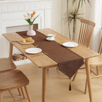 Table Runner 14x71 Inch Brown