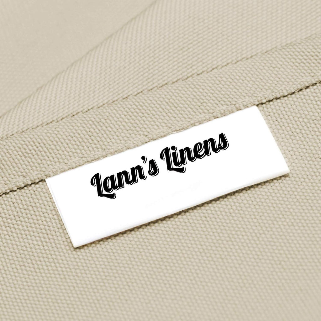 Lann's Linens - 70" Square Premium Tablecloth for Wedding/Banquet/Restaurant - Polyester Fabric Table Cloth - Beige
