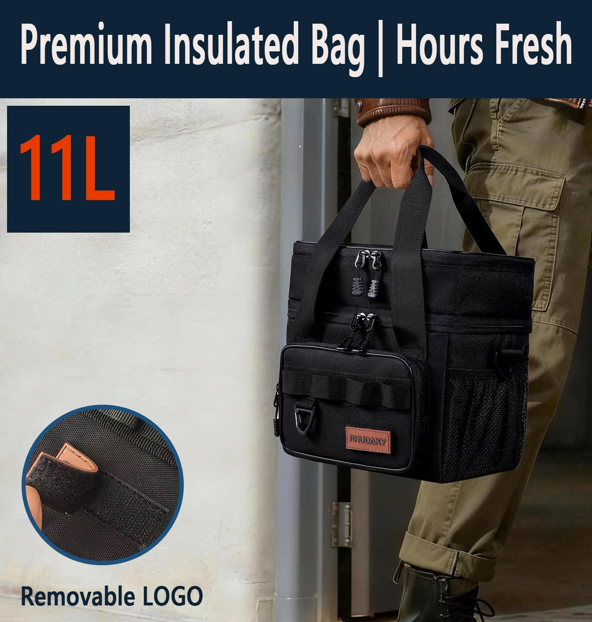 27000mAh Cordless Electric Heated Lunch Box for Adults 2 x 6.3 cups